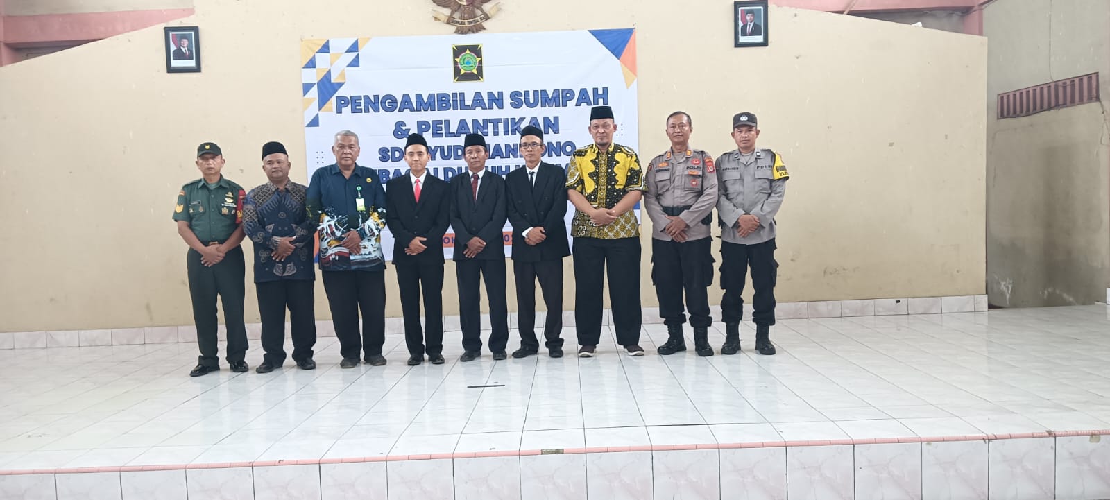 Pengambilan Sumpah, Pelantikan dan Serah Terima Jabatan Dukuh Kauman Kalurahan Bendungan